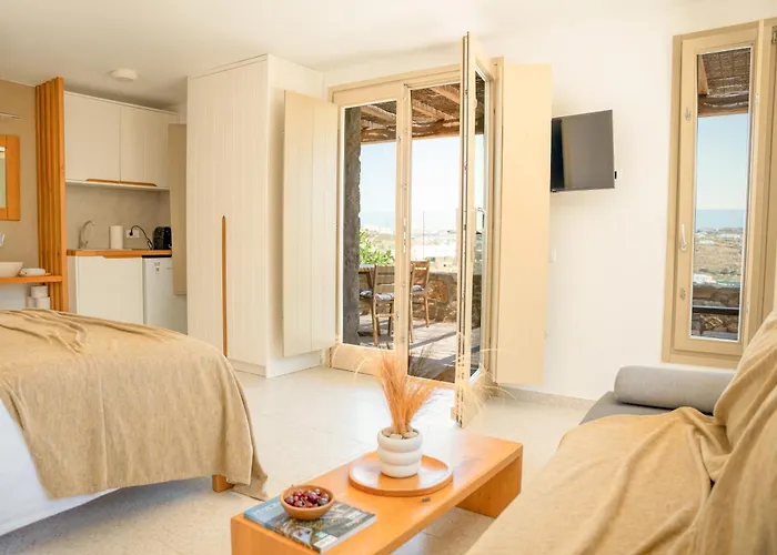 Pensionat Due Mari Mykonos Agios Ioannis Diakoftis